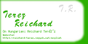 terez reichard business card